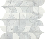 Daltile Gamma 14" X 16" Patchwork Mosaic  Mystic