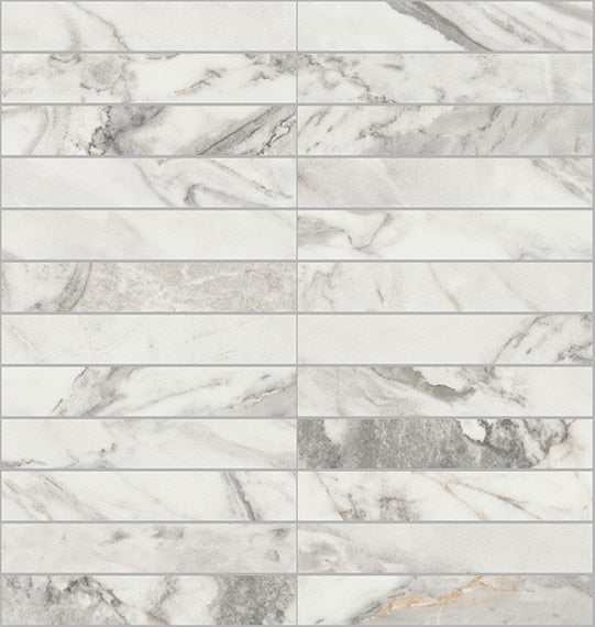 Daltile Divinium 12" X 10" Straight Joint Mosiac 1" X 6" Zion