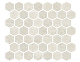 Daltile Prime 12" X 14" Hexagon Mosaic 1.5" X 1.5" Vitality White