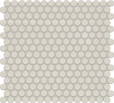 Marazzi Inyo 13" X 11" Penny Rounds Microban Mosaic Crema