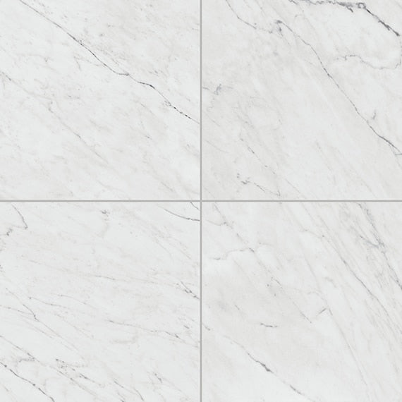 Daltile Marble Attache Lavish 24" X 24" Matte Diamond Carrara