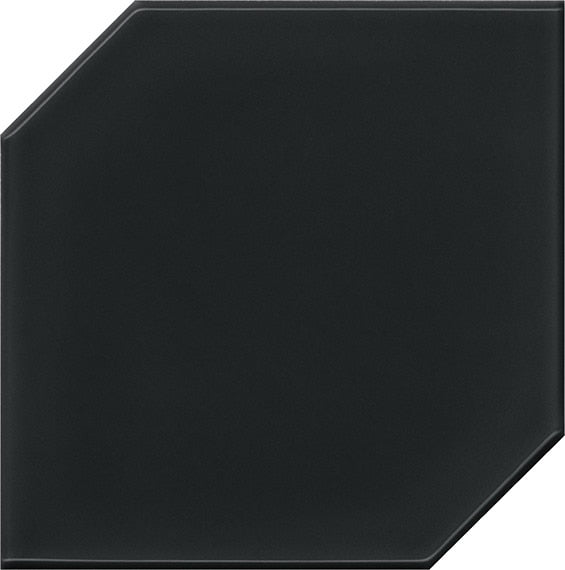 Daltile Retrospace Remix 6" X 6" Hexagon Jet Black