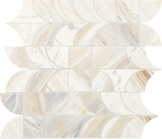 Daltile Gamma 14" X 16" Patchwork Mosaic  Bella