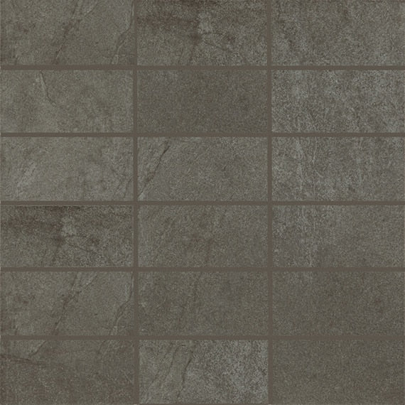 Daltile Prime 12" X 12" Straight Joint Mosaic 2" X 4" Charcoal