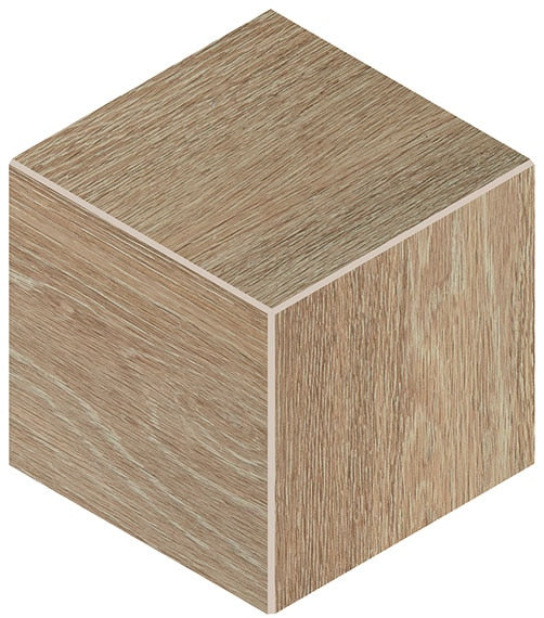 Daltile Emerson Wood 12" X 12" 3D Cube Microban Butter Pecan