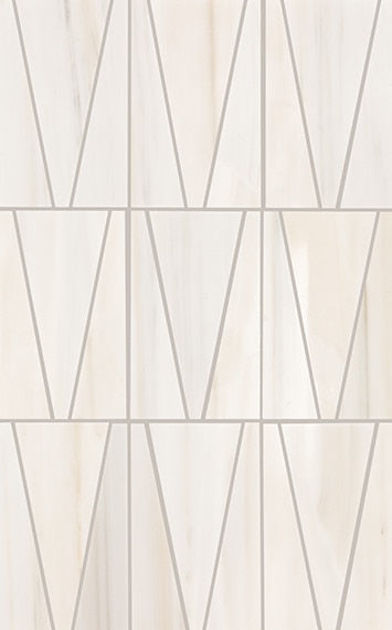 Daltile Perfit Mosaix 18" X RL" Mosaic Patagonia White / Trace