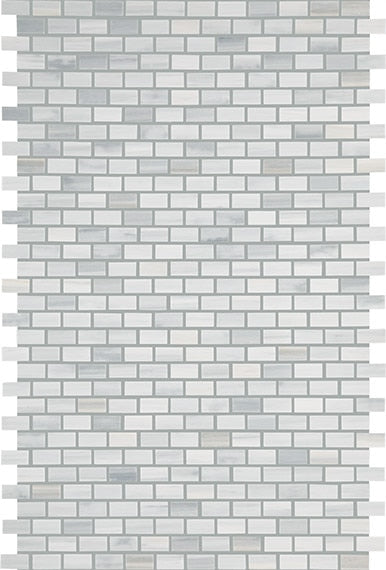 Daltile Perfit Mosaix 18" X RL" Mosaic Grey Palissandro / Brick Joint 0.5" X 1"