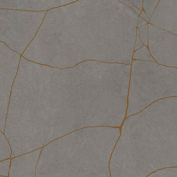 Daltile Stare Kintsugi 48" X 110" Matte Metal Groove Graphite