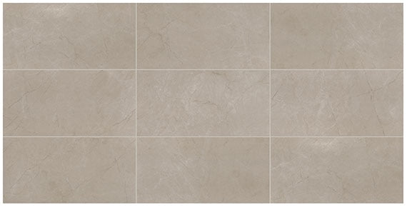 Marazzi Classentino Marble 12" X 24" Matte Coliseum Gray