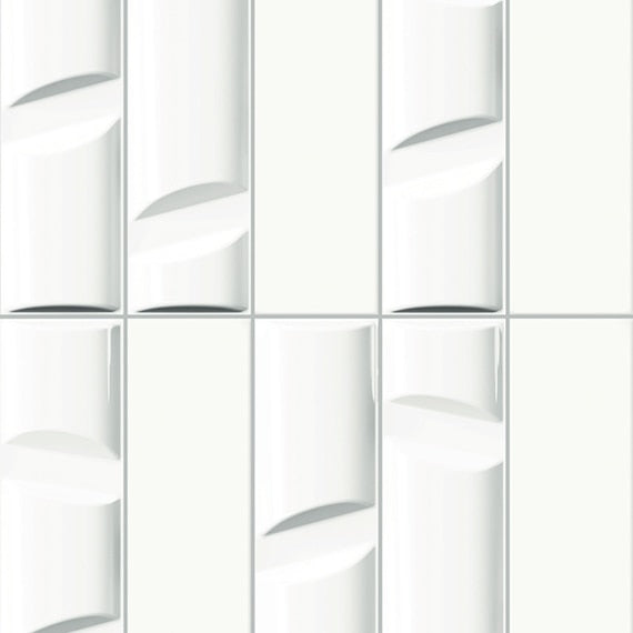 Daltile Stare Idiosync 4" X 16" Glossy White