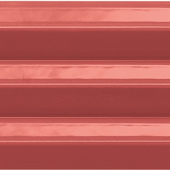 Daltile Stare Upscension 3" X 12" Wave Bright Scarlet