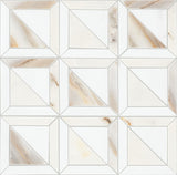 Daltile Gamma 12" X 12" Window Mosaic Bella Blend