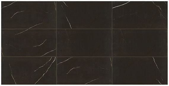 Marazzi Classentino Marble 12" X 24" Matte Centurio Black