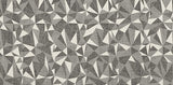 Daltile Fabric Art 12" X 24" Modern Kaleidoscope White Ash Prism