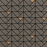 Daltile Stare Eclettica 16" X 16" Straight Joint Mosaic Taupe