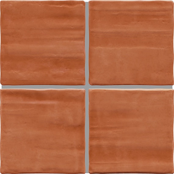 Daltile Artcrafted 4" X 4" Hand Crafted Cotto