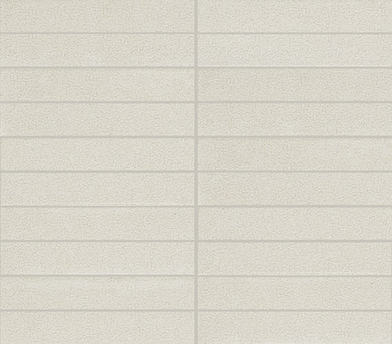 Marazzi Inyo 12" X 10" Straight Joint Microban 1" X 6" Mosaic Crema