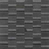 Daltile Stone A La Mod 11" X 11" Random Mixed Mosaic 2" Urban Bluestone