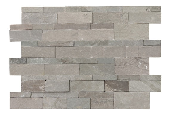 Daltile Stacked Stone 6'' x 24'' Stacked Natural Cleft Urban Fog