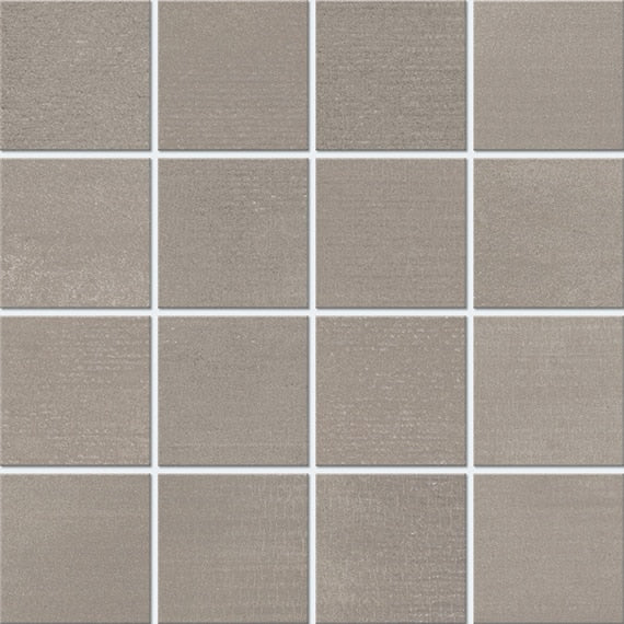 Marazzi Illusionist 12" X 12" Straight Joint 3" X 3" Mosaic Smoke