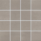 Marazzi Illusionist 12" X 12" Straight Joint 3" X 3" Mosaic Smoke