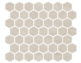 Daltile Prime 12" X 14" Hexagon Mosaic 1.5" X 1.5" Dynamic Beige