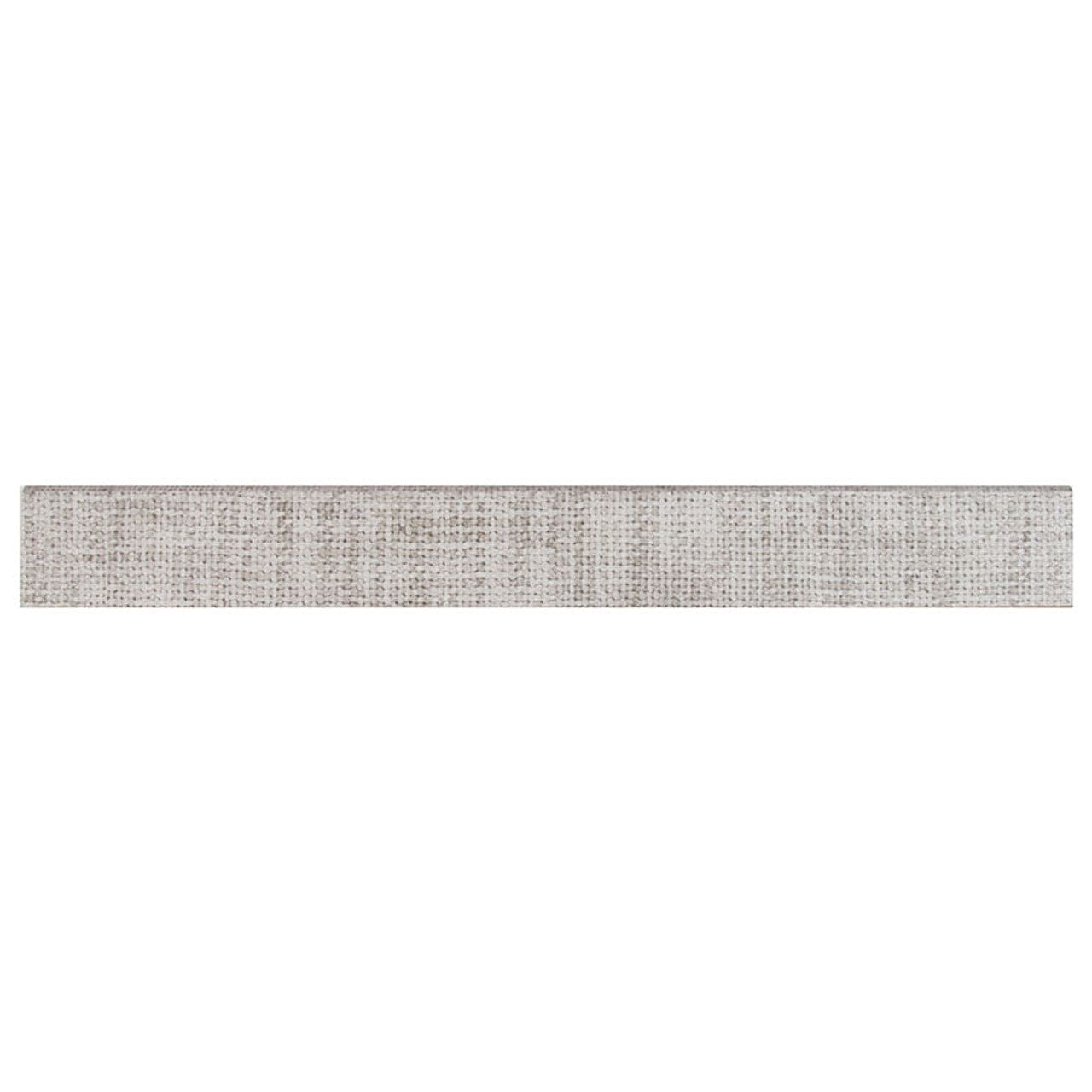 MS International Tektile 3" x 24" Bullnose Crosshatch Gray