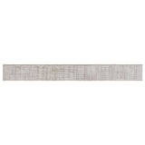 MS International Tektile 3" x 24" Bullnose Crosshatch Gray