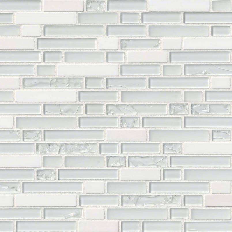 MS International Decorative Mosaic 12" x 12"  Delano Blanco