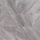 MS International Eden 12" x 24" Polished Bardiglio