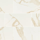 MS International Eden 12" x 24" Polished Calacatta