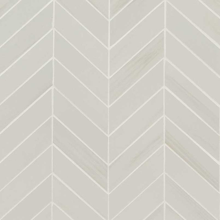 MS International Eden 12" x 15" Chevron Mosaic Matte Dolomite