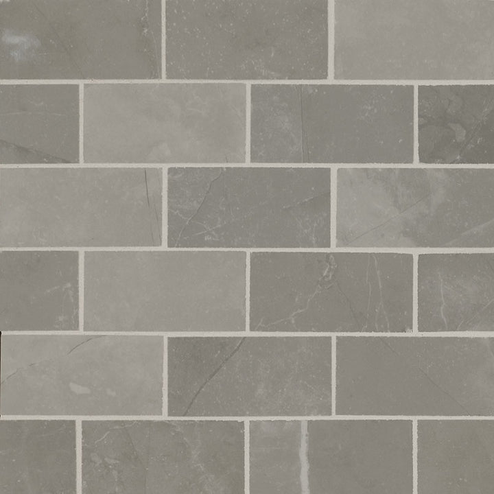 MS International Sande 2" x 4" Mosaic Polished Grey