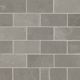 MS International Sande 2" x 4" Mosaic Polished Grey