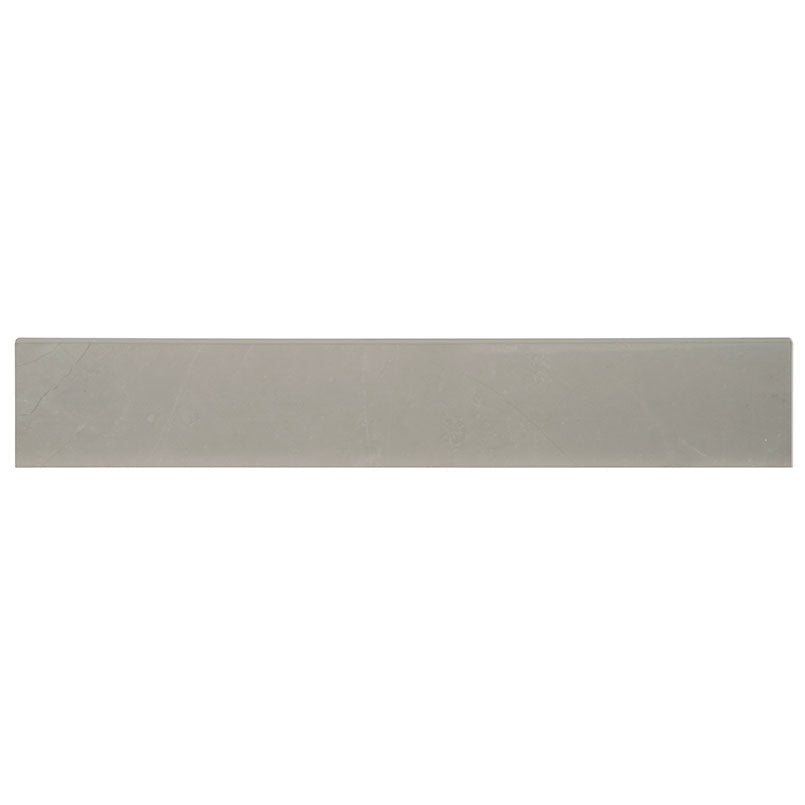 MS International Sande 3" x 18" Bullnose Polished Grey