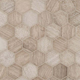 MS International Decorative Mosaic 12" x 12" Hexagon 2" Honey Comb