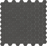 Emser Source 11"x11" Hexagon Mosaic 1"x1" Black