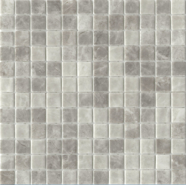 Emser Waterlace 12"x12" Stone Mosaic 1"x1" Stone