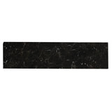 MS International Regallo 3" x 24" Bullnose Matte Marquina Noir