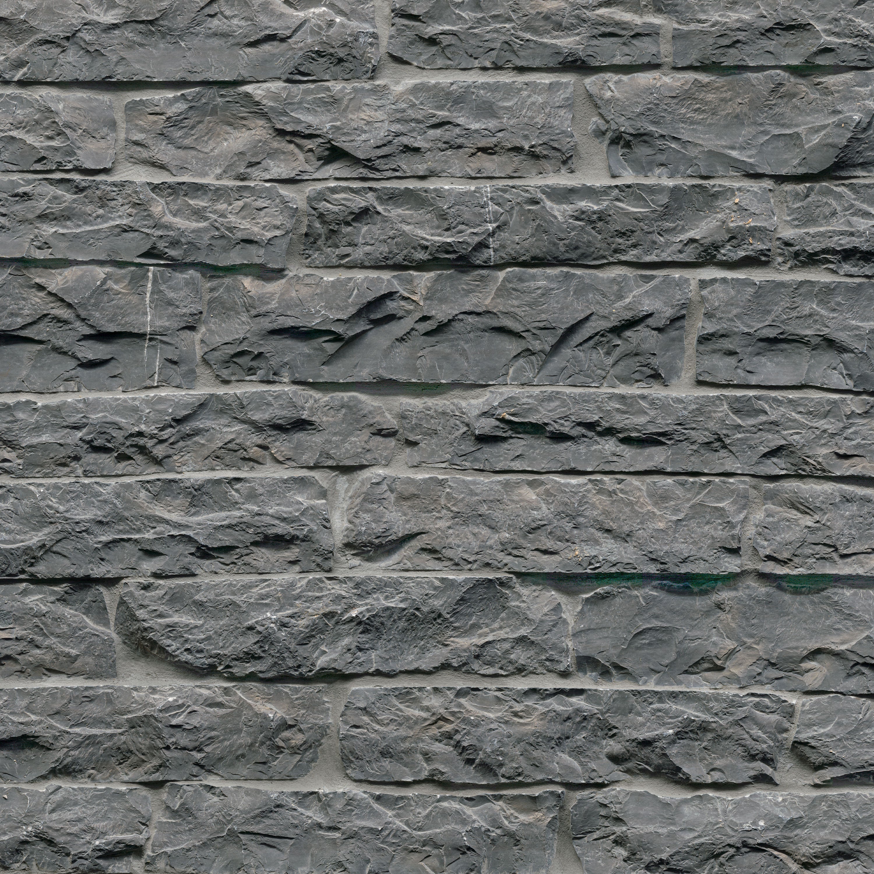 MS International Rockmount 12" x 12" Ledgestone Corners Midnight Canyon