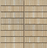 Emser Newtro 12"x12" Stacked Mosaic "1x6" Polished Ivory