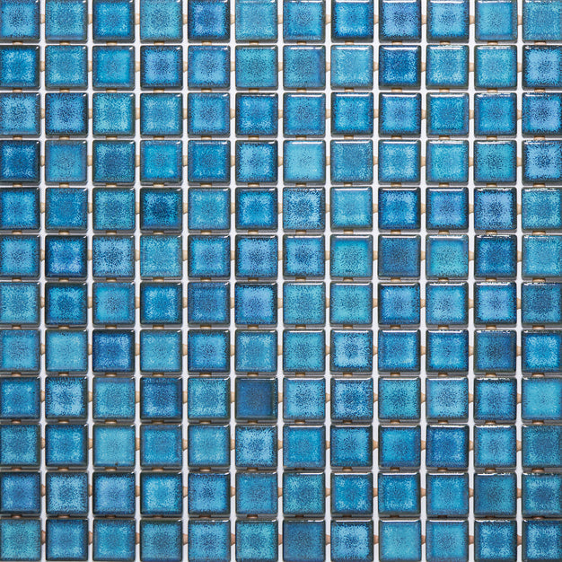 Emser Afloat 13"x13" Mosaic 1"x1" Turquoise