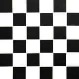 MS International Domino 12" x 12" Matte 9.6mm 2" x 2" White And Black