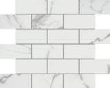 Emser Serendra 12"x12" Off-set Mosaic 2"x4" Polished Mila